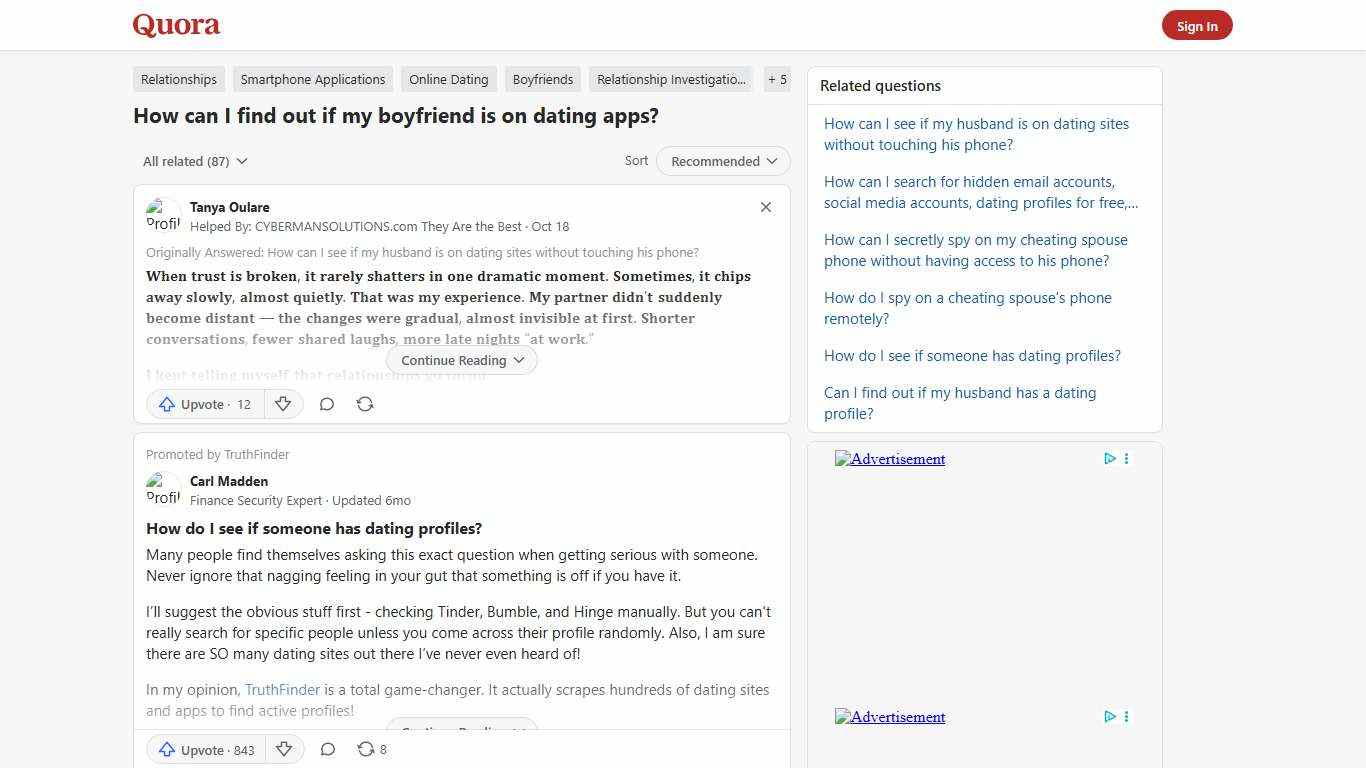 How to find out if my boyfriend is on dating apps - Quora